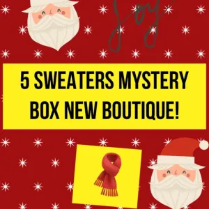 - - - All sizes ! - 5 sweaters mystery box