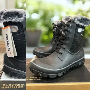 🔥 BOGS Winter Snow Insulated Arcata Waterproof Ice Traction Boots Size 7