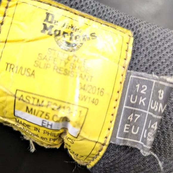 🛠️ Doc Marten's Industrial Steel Toe - US Men's Size 13 / UK Size 12 🛠️