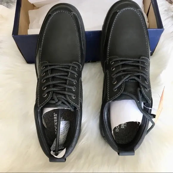 🆕 Dockers Men's Overton Black Leather Shoes