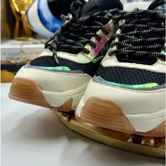 🆕 KURT GEIGER LONDON 🧿 NWOB Letta Platform Sneakers, Sz 37