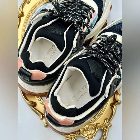 🆕 KURT GEIGER LONDON 🧿 NWOB Letta Platform Sneakers, Sz 37