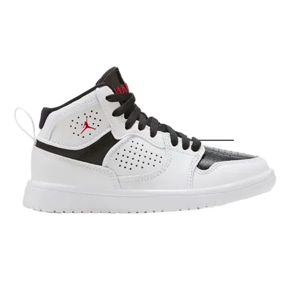 • Nike Air Jordan • Kids Access PS 'White Black' Sneakers Lace Up 12 C
