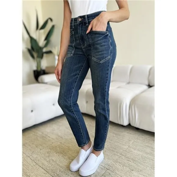 ⭐ NWT ⭐ Judy Blue High Waist Skinny Jeans Extra Large Pockets, Figure Flattering