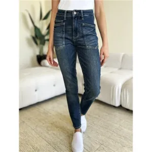 ⭐ NWT ⭐ Judy Blue High Waist Skinny Jeans Extra Large Pockets, Figure Flattering