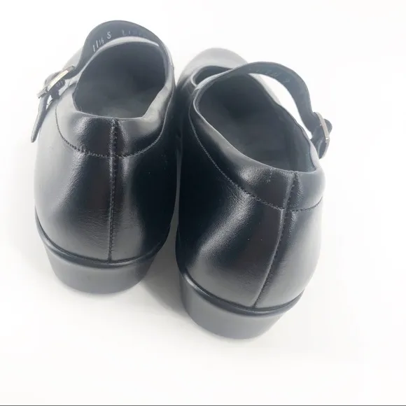 ✅ SAS MARIA BLACK - MARY JANE LEATHER SHOES 11.5