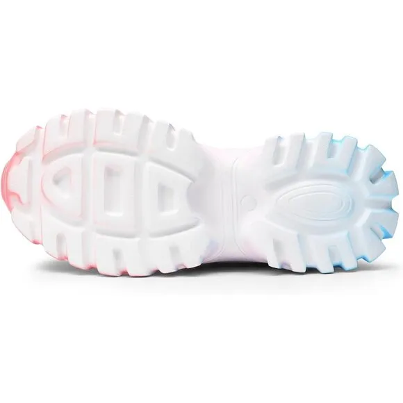 ✨ Women Red Chunky Fashion Sneakers Platform Bold Lace-Up Comfortable Sneakers