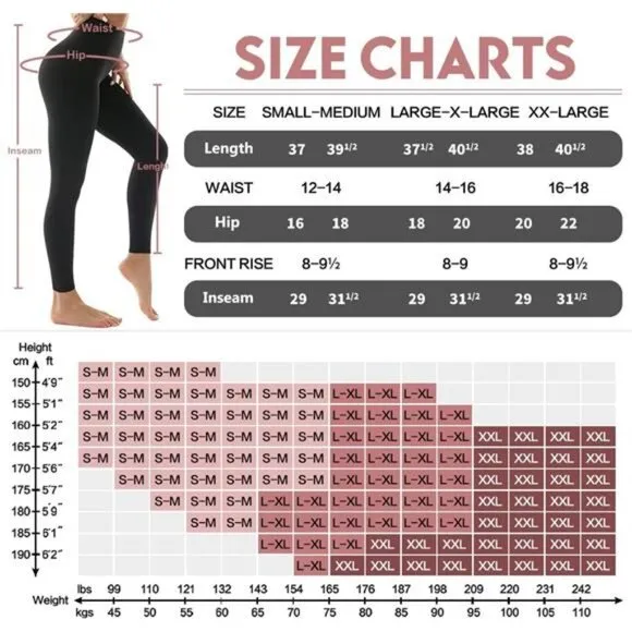 3 Pack Leggings for Women High Waisted Tummy Control No‎ See-Through Yoga Pants