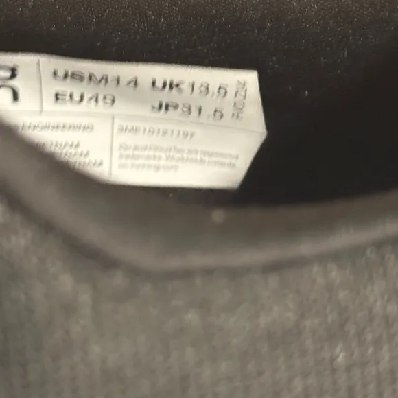 40% ⬇️ MSRP - On CloudMonster 2, Black, Men’s 14US