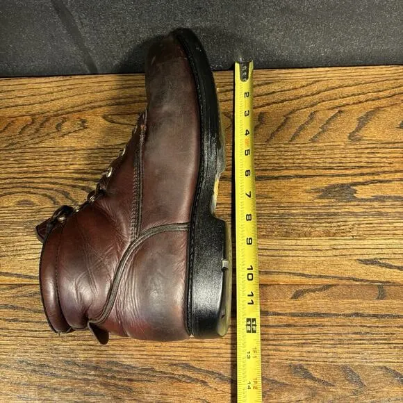 90’s VTG Red Wing 5370 Brown Leather Steel Toe Work Boots Men’s 11.5 D Made USA