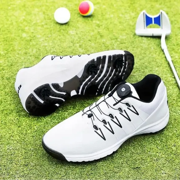AAGOOLA New Men's Pro Waterproof Golf Shoe Wear-resistant Breathable size 39