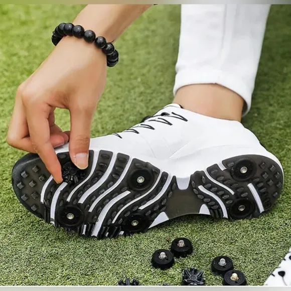 AAGOOLA New Men's Pro Waterproof Golf Shoe Wear-resistant Breathable size 39