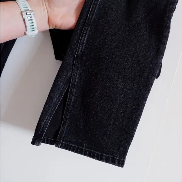 ABERCROMBIE Curve Love Split Hem Skinny Jeans