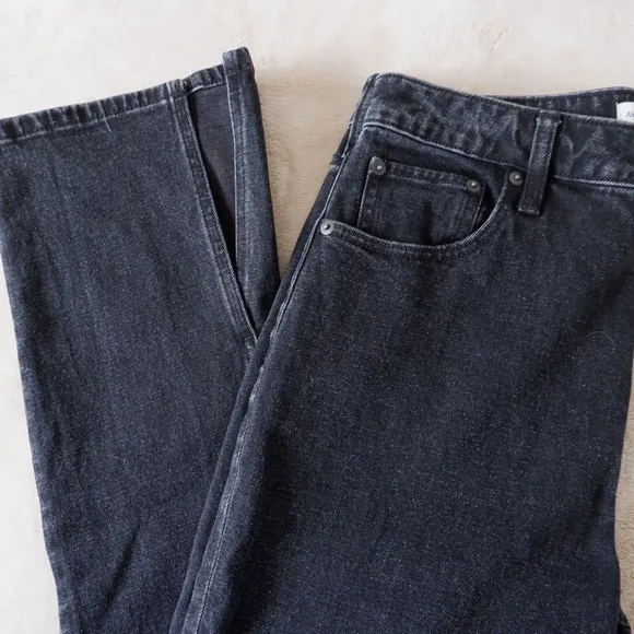 ABERCROMBIE Curve Love Split Hem Skinny Jeans