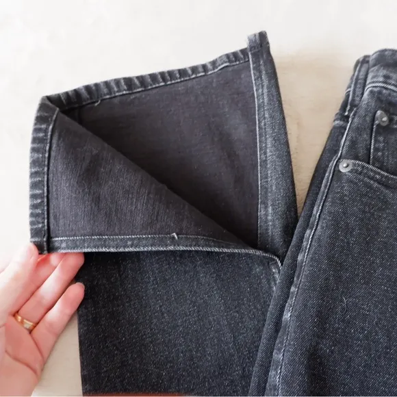ABERCROMBIE Curve Love Split Hem Skinny Jeans