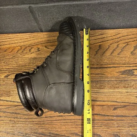 Ad Tec Brown Leather Steel &amp; Capped Toe Work Boots Men’s 9