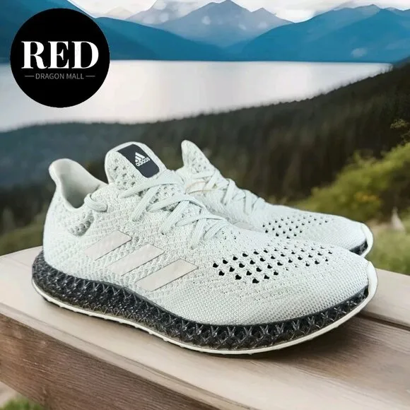 Adidas 4D Futurecraft Running Linen Green Shoe GX6603 - Men's Size 8