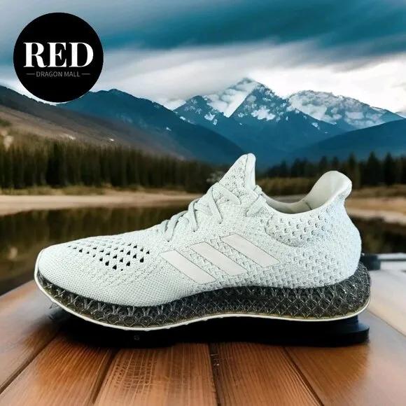 Adidas 4D Futurecraft Running Linen Green Shoe GX6603 - Men's Size 8