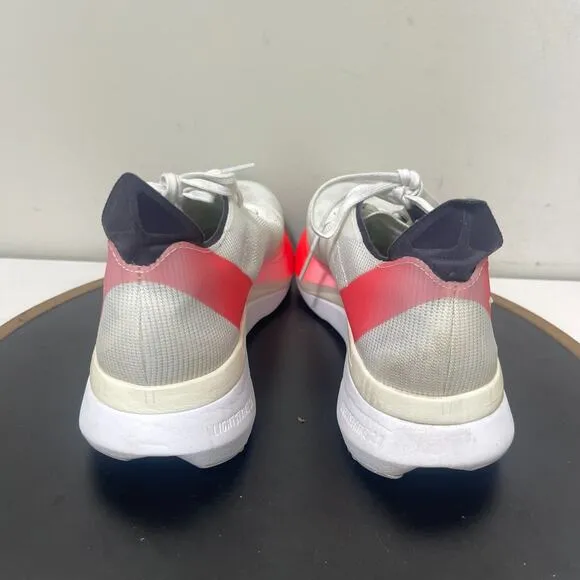 Adidas Adizero Boston 12 Men 8.5 Running Shoes White Red Lightstrike Pro Aurora