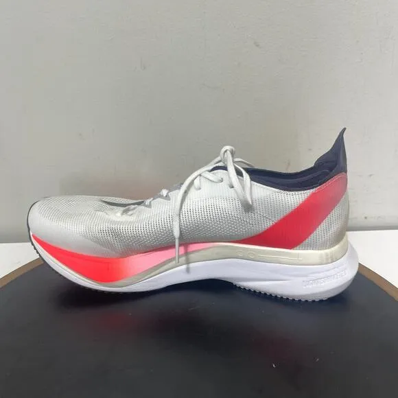 Adidas Adizero Boston 12 Men 8.5 Running Shoes White Red Lightstrike Pro Aurora
