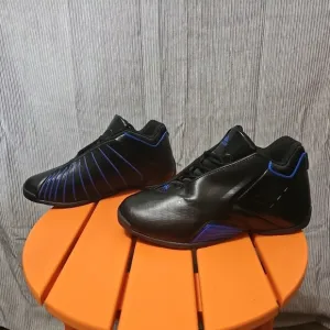 Adidas‎ Black and Blue High-Top Sneakers