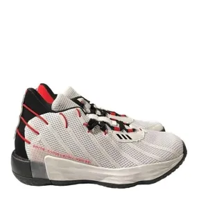 Adidas Dame 7 Mens Size 11 Basketball Shoe White Black Red Athletic Trainer