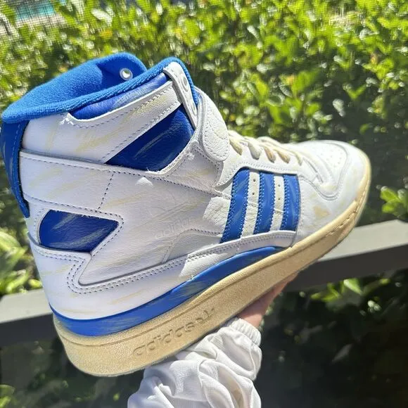 Adidas Forum 84 High Worn Blue Men's Athletic Shoes GZ6467 Size 13