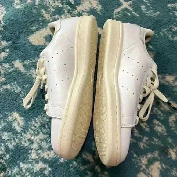 Adidas gold foil Stan Smith leather sneakers male 4.5 women 6.5 NWOB