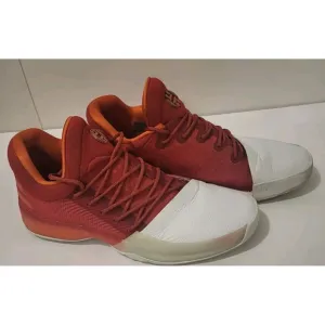 Adidas Harden Vol 1 Men's Size 9.5 Red White Pioneer Sneakers
