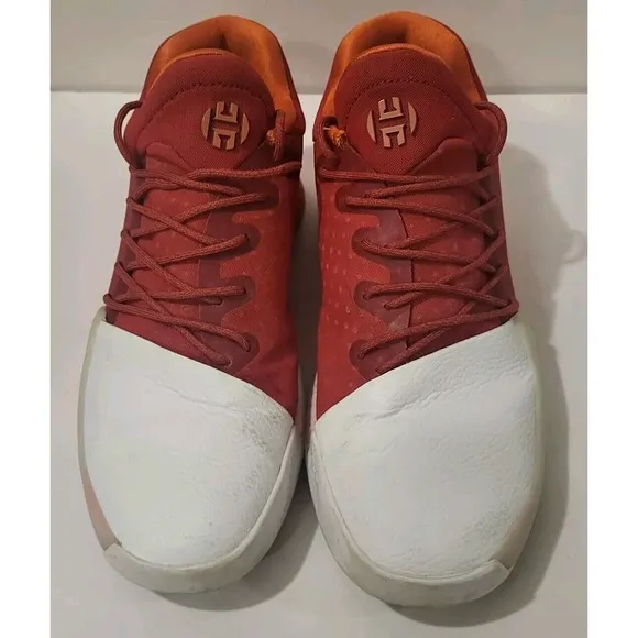 Adidas Harden Vol 1 Men's Size 9.5 Red White Pioneer Sneakers