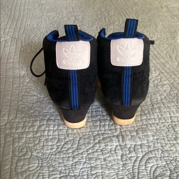 Adidas High-Top Wedges - Suede