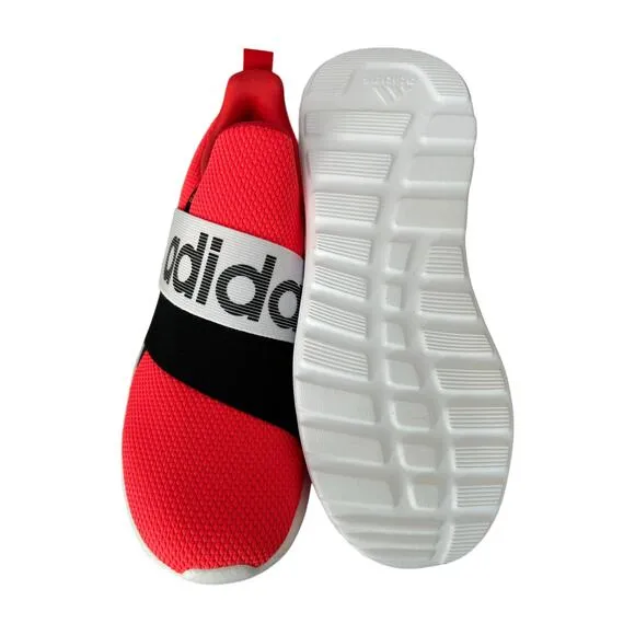 adidas Kids Lite Racer Adapt 6.0 'Bright Reddish Orange/White' - SZ 4