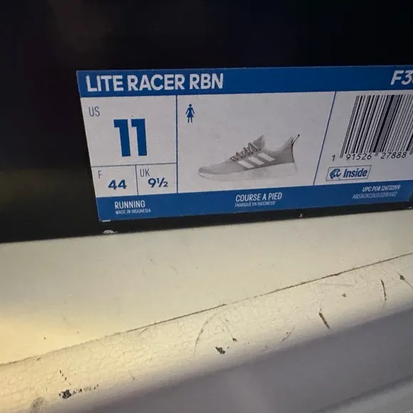 Adidas Little Racer RBN NEW Women's White Sneakers  11 NEW