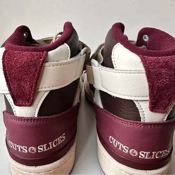 Adidas Men Forum 84 High Cuts &amp; Slices Pull Red White And Burgundy Size:9.5