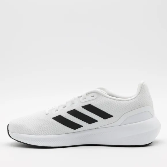 Adidas Men's Breathable Cushion Runfalcon 3 Low Running Shoes White Size 9