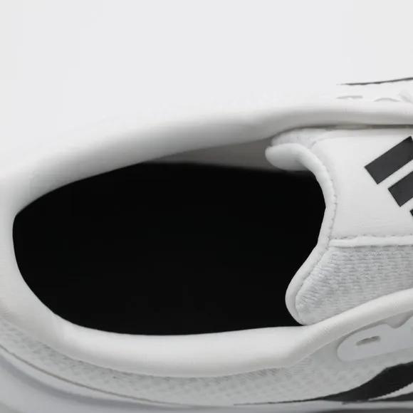Adidas Men's Breathable Cushion Runfalcon 3 Low Running Shoes White Size 9