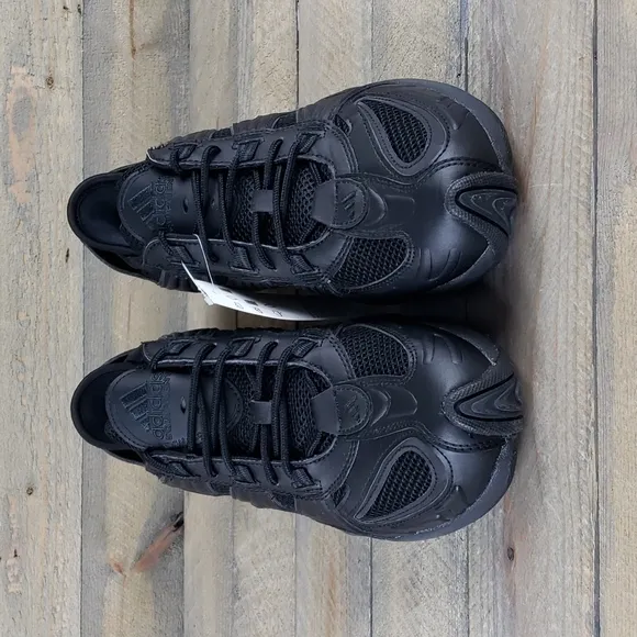 adidas Men's FYW Originals Triple Black Torsion Sneakers