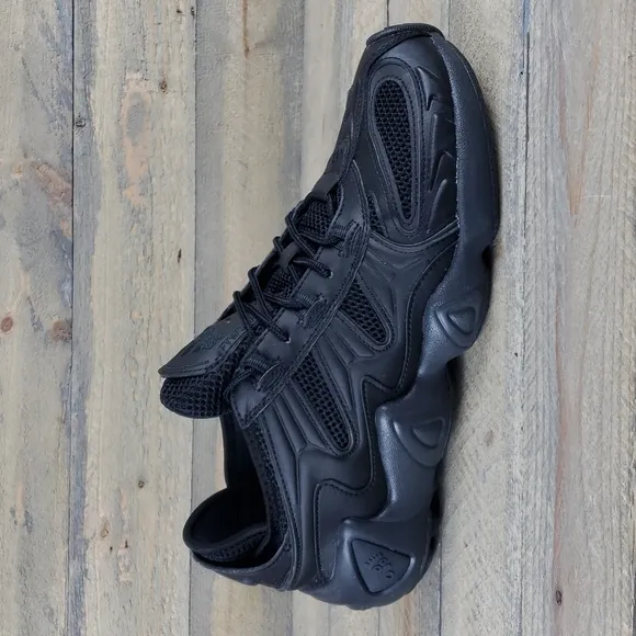 adidas Men's FYW Originals Triple Black Torsion Sneakers