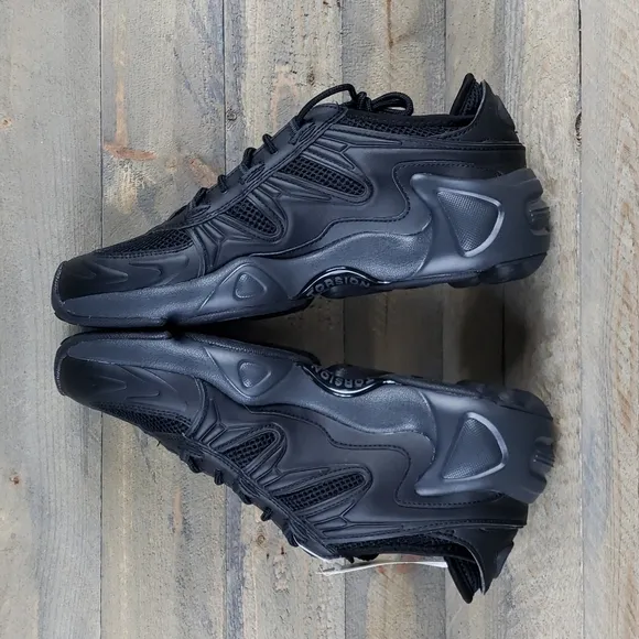 adidas Men's FYW Originals Triple Black Torsion Sneakers