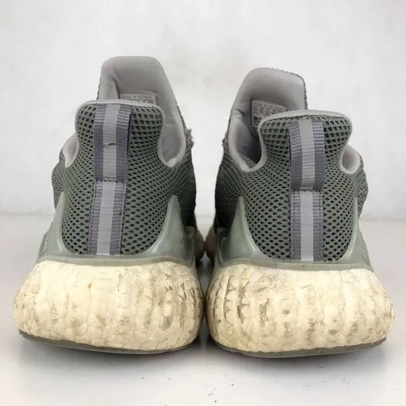 Adidas Men's Size 11 Alphaboost Silver Grey Three Metallic Running Shoes