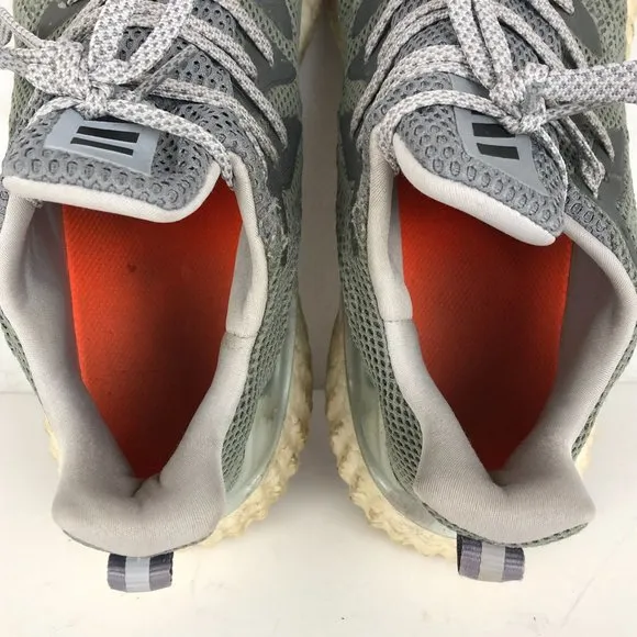 Adidas Men's Size 11 Alphaboost Silver Grey Three Metallic Running Shoes