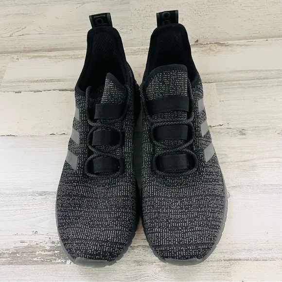 adidas Men’s Size 13 Kaptia Black/Gray Running, Training Casual Knit Shoes
