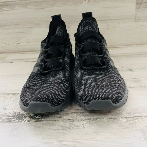 adidas Men’s Size 13 Kaptia Black/Gray Running, Training Casual Knit Shoes