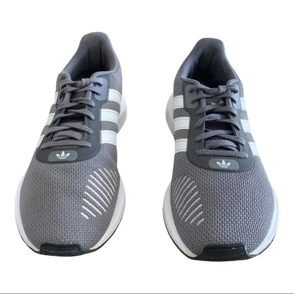 Adidas Men's Swift Run Sneakers in Gray &amp; White , Size 7.5