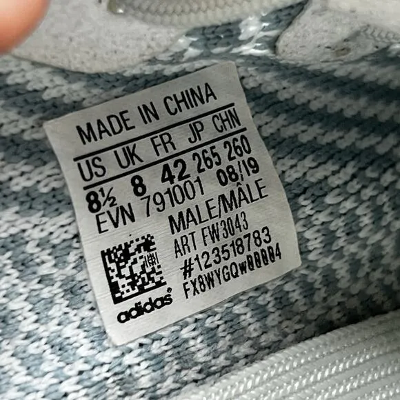 Adidas Mens Yeezy Boost 350 V2 Cloud White Non-Reflective Size 8.5 Comfort Shoes