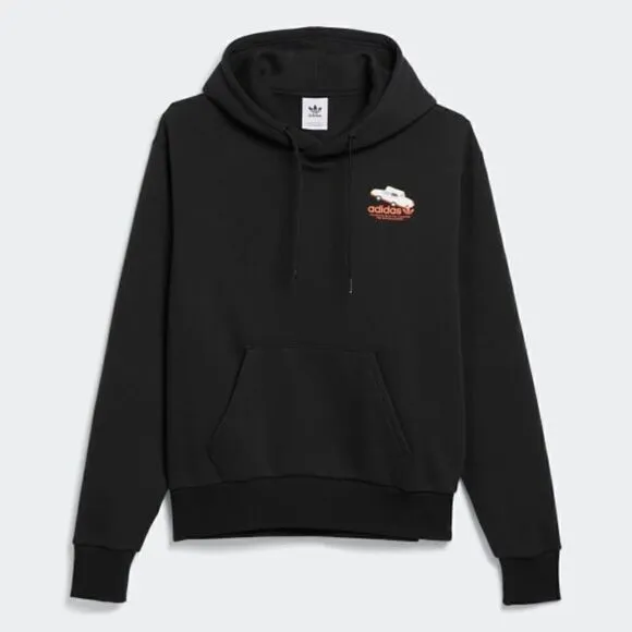 Adidas Mettz Mobbing Hoodie Skateboarding Artist Men's S Black HM9358 Painting