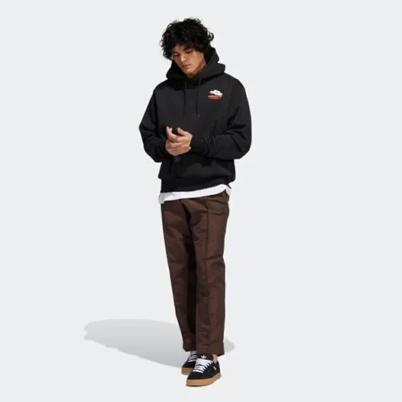 Adidas Mettz Mobbing Hoodie Skateboarding Artist Men's S Black HM9358 Painting
