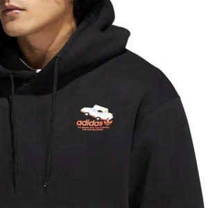 Adidas Mettz Mobbing Hoodie Skateboarding Artist Men's S Black HM9358 Painting
