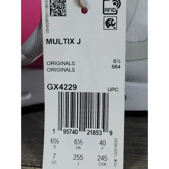 Adidas Multix J Pulse Magenta Comfort Shoes Size 7 Youth