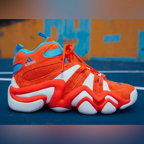 Adidas New with box Crazy 8 &quot;Team Orange&quot; sneakers$176
